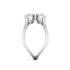 Jewelove™ Rings Women's Band only Designer Platinum Baguette Diamond Ring for Women JL PT 1007