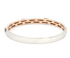 Jewelove™ Bangles & Bracelets Designer Platinum Bracelet with Rose Gold for Men JL PTB 0410