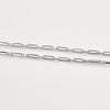 Jewelove™ Chains Designer Platinum Chain with Alternating Long and Round Links JL PT CH 768
