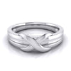 Jewelove™ Rings Men's Band only / SI IJ Designer Platinum Couple Rings for Him & Her JL PT 536