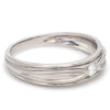 Side View of Designer Platinum Couple Rings with Single Diamonds for Men JL PT 525