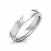 Jewelove™ Rings Designer Platinum Diamnd Couple Ring JL PT CB 148