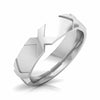 Jewelove™ Rings Men's Band only / SI IJ Designer Platinum Diamnd Couple Ring JL PT CB 148