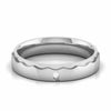 Jewelove™ Rings Women's Band only / SI IJ Designer Platinum Diamond Couple Ring JL PT CB 12