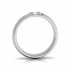 Jewelove™ Rings Designer Platinum Diamond Couple Ring JL PT CB 144