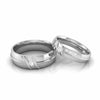 Jewelove™ Rings Both Designer Platinum Diamond Couple Ring JL PT CB 144