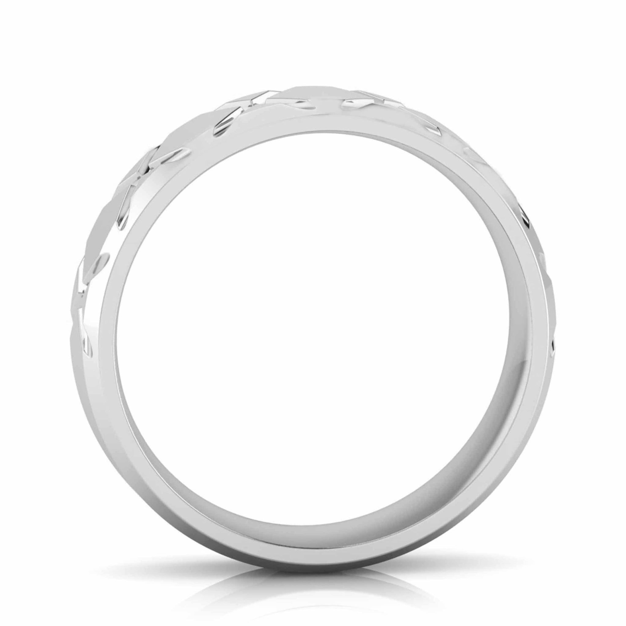 Jewelove™ Rings Designer Platinum Diamond Couple Ring JL PT CB 147