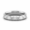 Jewelove™ Rings Women's Band only Designer Platinum Diamond Couple Ring JL PT CB 147