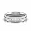 Jewelove™ Rings Women's Band only / SI IJ Designer Platinum Diamond Couple Ring JL PT CB 16