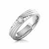Jewelove™ Rings Designer Platinum Diamond Couple Ring JL PT CB 17