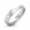 Jewelove™ Rings Designer Platinum Diamond Couple Ring JL PT CB 65