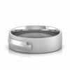 Jewelove™ Rings Designer Platinum Diamond Couple Ring with Matte Finish JL PT CB 19
