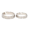 Jewelove™ Rings Both Designer Platinum Diamond Couple Rings JL PT 1132