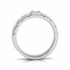 Jewelove™ Rings Designer Platinum Diamond Couple Rings JL PT CB 106