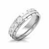 Jewelove™ Rings Designer Platinum Diamond Couple Rings JL PT CB 106