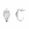 Jewelove™ Earrings Designer Platinum & Diamond Earrings for Women JL PT E BL-13