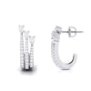 Jewelove™ Earrings Designer Platinum & Diamond Earrings for Women JL PT E BL-22