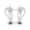Jewelove™ Earrings SI IJ Designer Platinum & Diamond Earrings for Women JL PT E BL-28