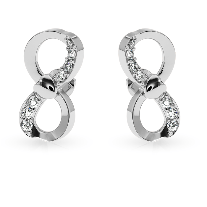Diamond Mini Hoop Earrings / 9K and 18K Solid Gold – NYRELLE