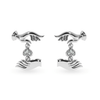 Jewelove™ Earrings SI IJ Designer Platinum Diamond Earrings for Women JL PT E LC842