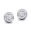 Jewelove™ Earrings Designer Platinum Diamond Earrings for Women JL PT E MST 16