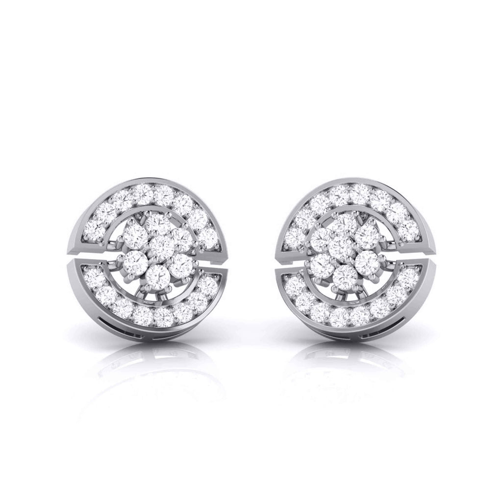 Jewelove™ Earrings Designer Platinum Diamond Earrings for Women JL PT E MST 16