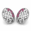 Jewelove™ Earrings Designer Platinum Diamond Earrings for Women JL PT E NL8605