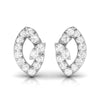 Jewelove™ Earrings SI IJ Designer Platinum Diamond Earrings for Women JL PT E OLS 13