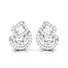 Jewelove™ Earrings SI IJ Designer Platinum Diamond Earrings for Women JL PT E OLS 21