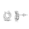 Jewelove™ Earrings Designer Platinum Diamond Earrings for Women JL PT E OLS 26
