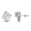 Jewelove™ Earrings Designer Platinum Diamond Earrings for Women JL PT E OLS 3