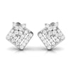 Jewelove™ Earrings SI IJ Designer Platinum Diamond Earrings for Women JL PT E OLS 3