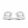 Jewelove™ Earrings SI IJ Designer Platinum Diamond Earrings for Women JL PT E OLS 30