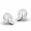 Jewelove™ Earrings Designer Platinum Diamond Earrings for Women JL PT E OLS 33