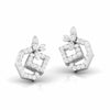 Jewelove™ Earrings Designer Platinum Diamond Earrings for Women JL PT E OLS 34