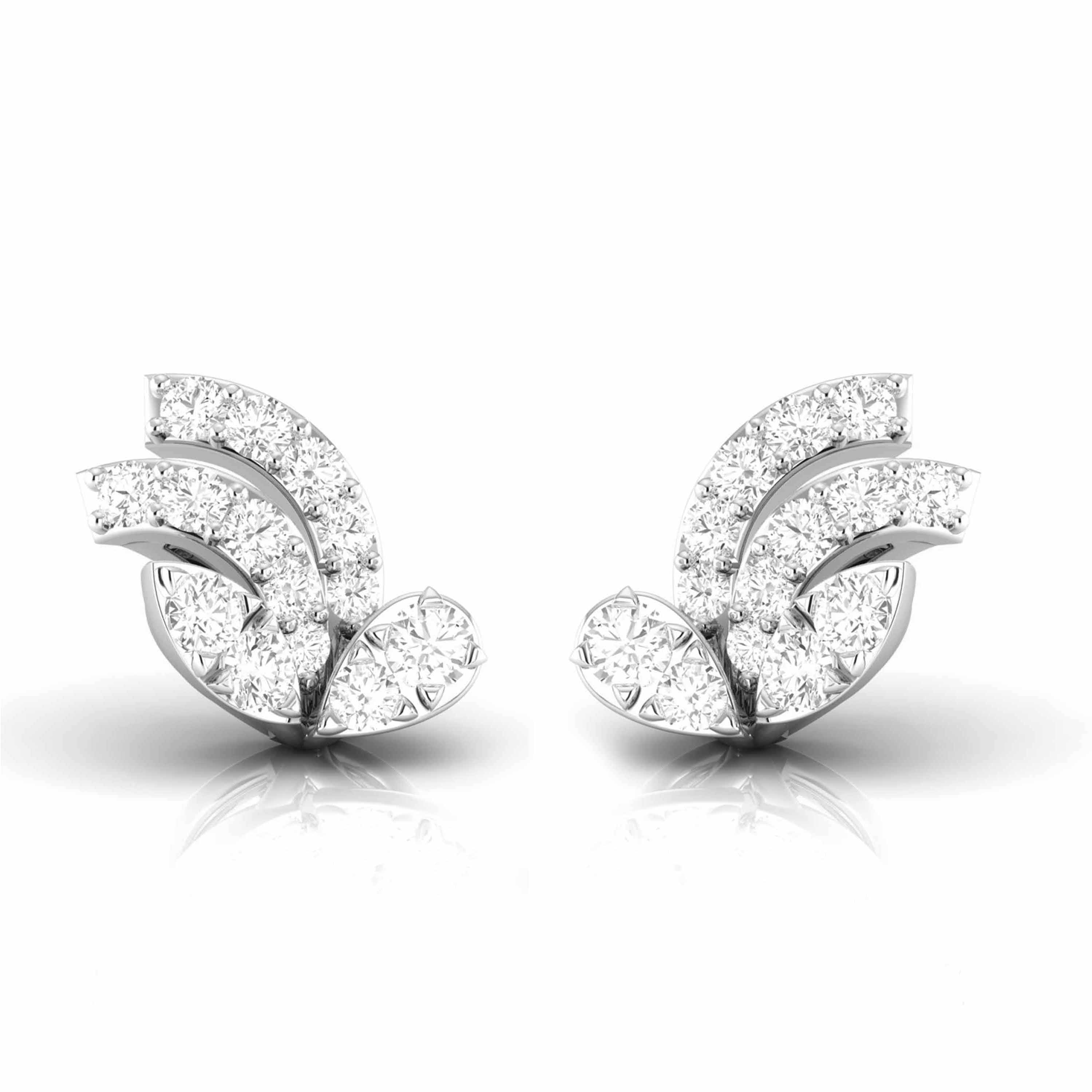 Beauvince Ariana Diamond Earrings (6.91 ct Diamonds ) in Rose Gold & P –  Beauvince Jewelry