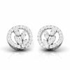 Jewelove™ Earrings Designer Platinum Diamond Earrings for Women JL PT E OLS 47