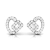 Jewelove™ Earrings SI IJ Designer Platinum Diamond Earrings for Women JL PT E OLS 5