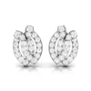 Jewelove™ Earrings SI IJ Designer Platinum Diamond Earrings for Women JL PT E OLS 7