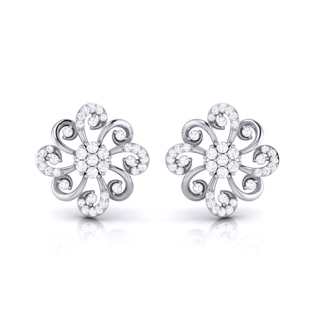 Jewelove™ Earrings Designer Platinum Diamond  Earrings JL PT E MST 19