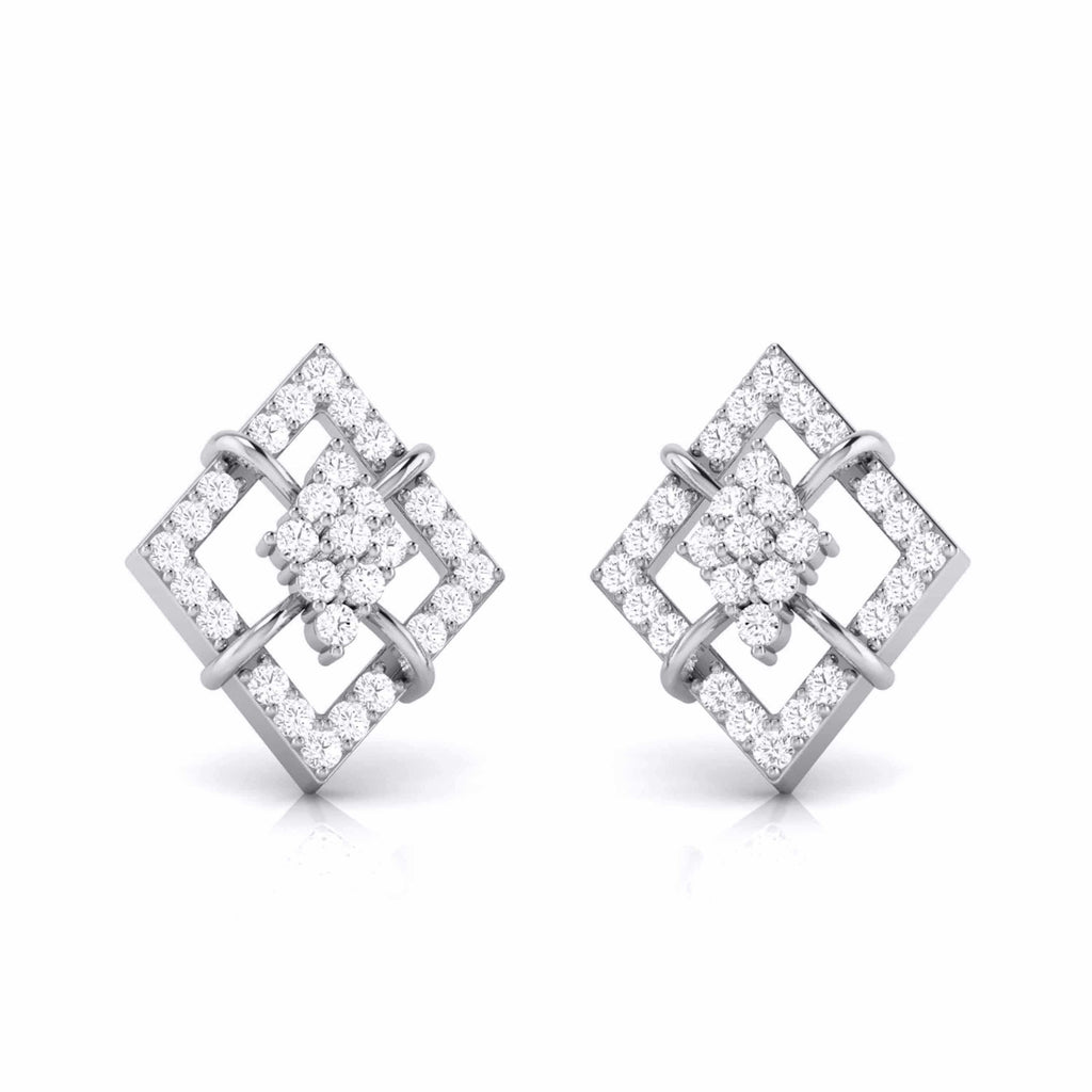Jewelove™ Earrings Designer Platinum Diamond Earrings JL PT E MST 31