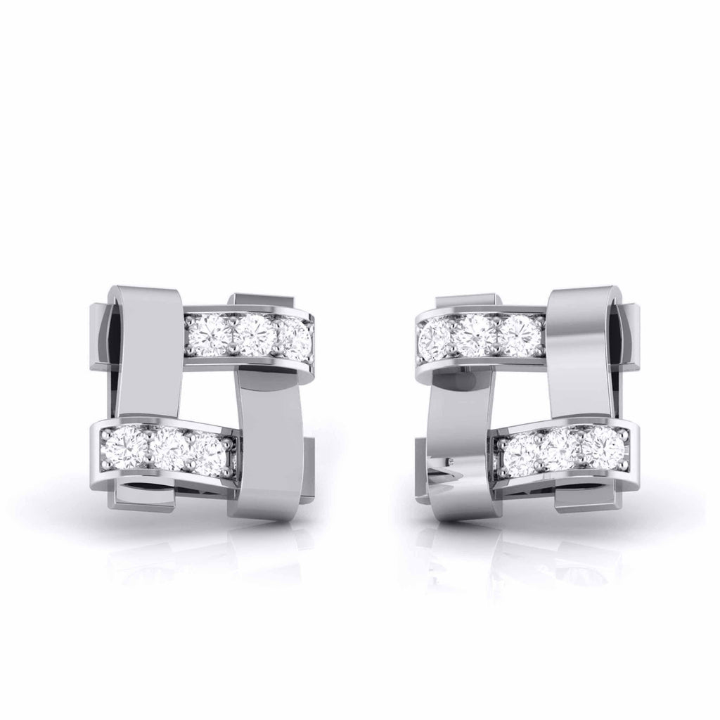 Jewelove™ Earrings Designer Platinum Diamond Earrings JL PT E MST 33