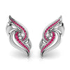 Jewelove™ Earrings Designer Platinum Diamond Earrings With Emerald for Women JL PT E NL8674