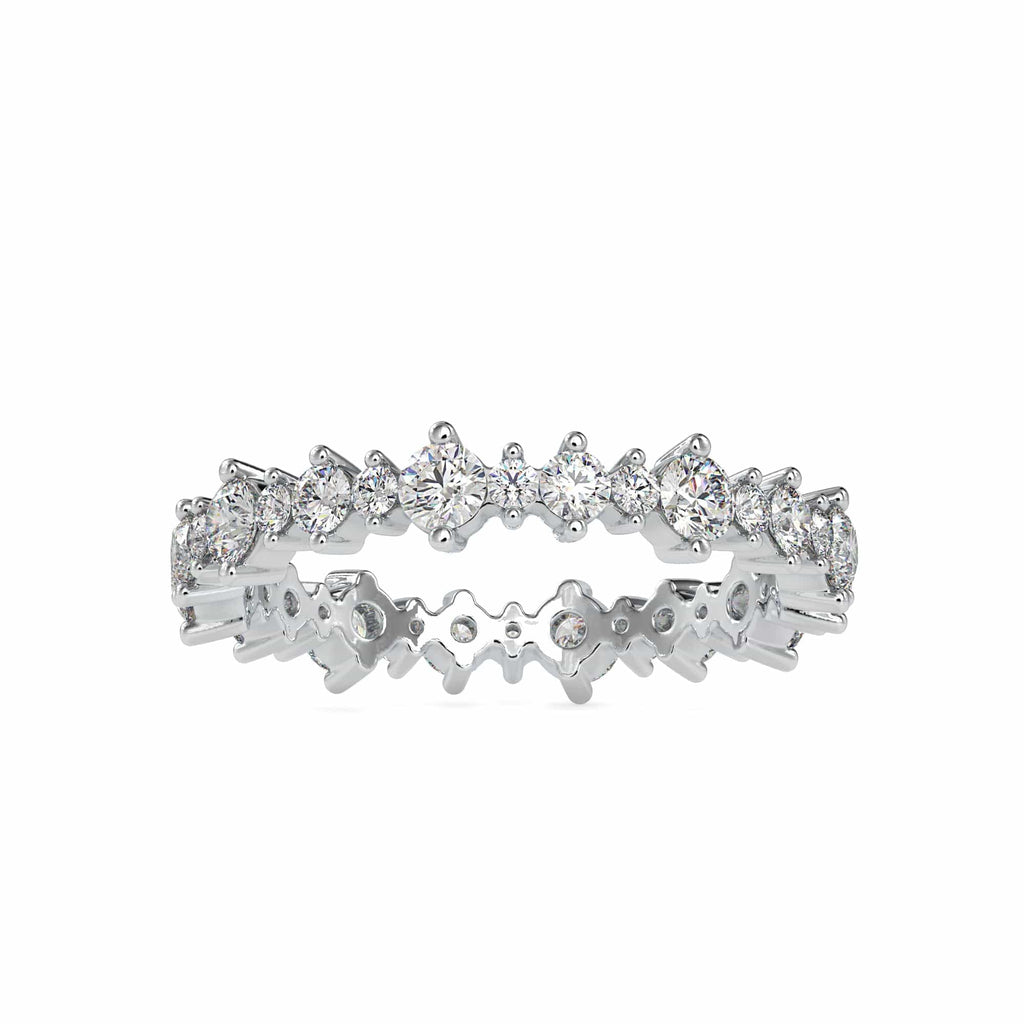 Jewelove™ Rings Designer Platinum Diamond Engagement Ring for Women JL PT 0037