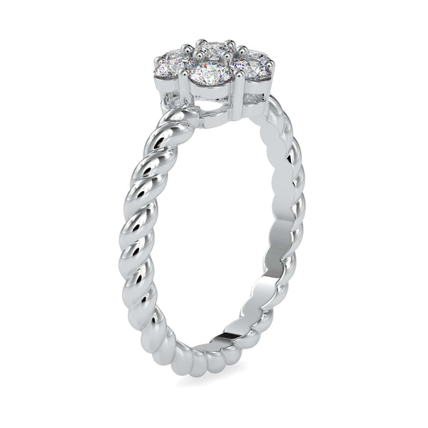 Jewelove™ Rings Designer Platinum Diamond Engagement Ring JL PT 0031