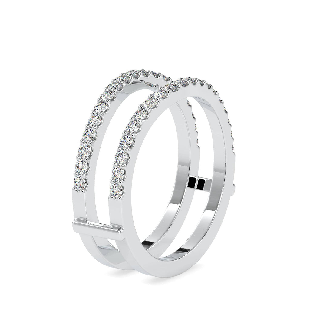 Jewelove™ Rings Designer Platinum Diamond Engagement Ring JL PT 0116