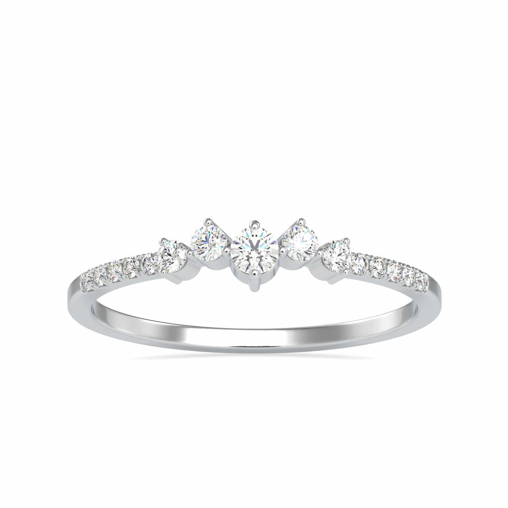 Jewelove™ Rings Designer Platinum Diamond Engagement Ring JL PT 0604