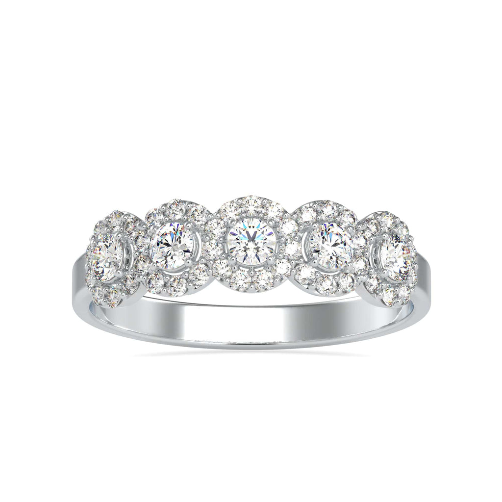 Jewelove™ Rings Designer Platinum Diamond Engagement Ring JL PT 0637