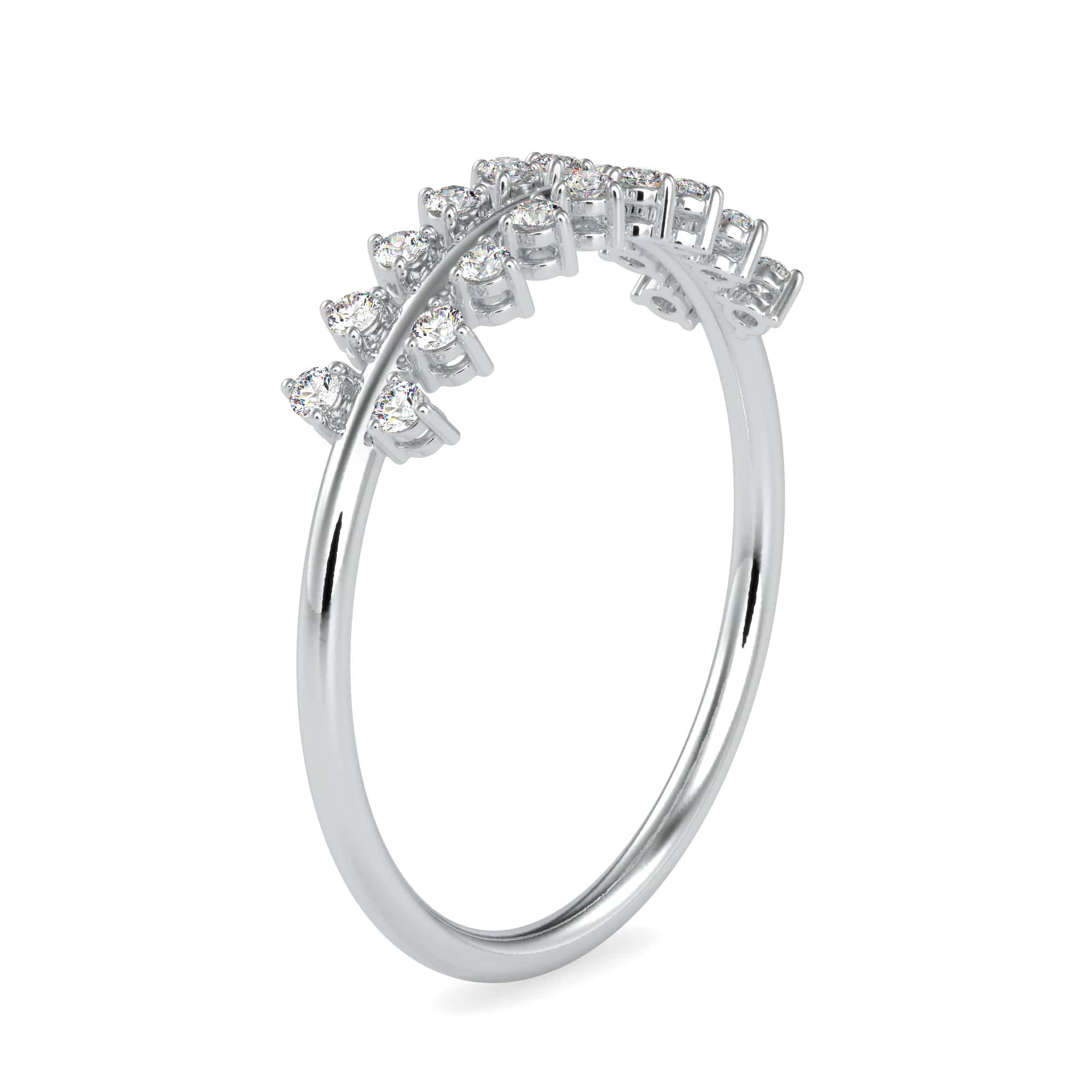 Jewelove™ Rings Designer Platinum Diamond Engagement Ring JL PT 0694
