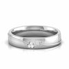 Jewelove™ Rings Women's Band only / SI IJ Designer Platinum Diamond Heart Couple Ring JL PT CB 69